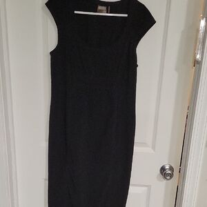 Athleta Sporty Black Midi Dress